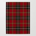 Classic Christmas Red Tartan Plaid Poster Gallery Image 4