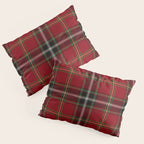 Classic Christmas Red Tartan Plaid Pillow Sham Gallery Image 3