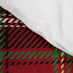Classic Christmas Red Tartan Plaid Comforter Gallery Image 4