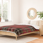 Classic Christmas Red Tartan Plaid Duvet Cover Gallery Image 2