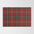 Classic Christmas Red Tartan Plaid Rug Gallery Image 2
