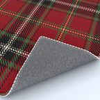 Classic Christmas Red Tartan Plaid Rug Gallery Image 4