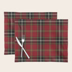 Classic Christmas Red Tartan Plaid Placemat Gallery Image 1