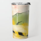 landscape abtract - paysage jaune Travel Mug Gallery Image 2