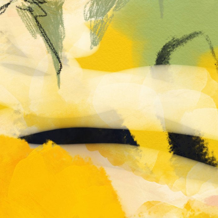 landscape abtract - paysage jaune Coffee Mug Gallery Image 2
