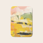 landscape abtract - paysage jaune Bath Mat Gallery Image 1