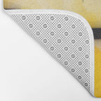 landscape abtract - paysage jaune Bath Mat Gallery Image 2