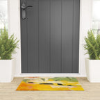 landscape abtract - paysage jaune Welcome Mat Gallery Image 3
