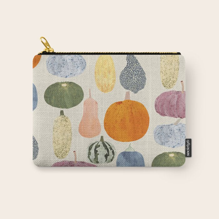 Still life of pumpkins Carry All Pouch Gallery Image 1