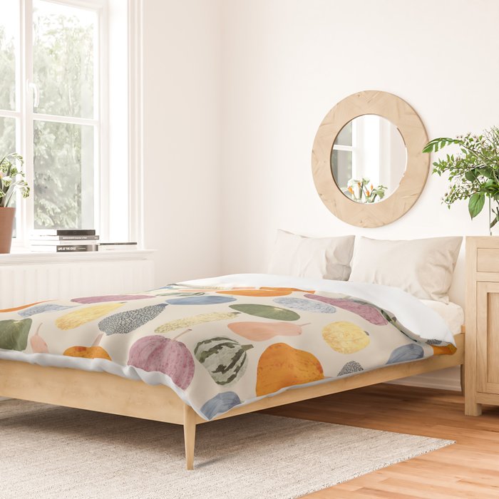 Still life of pumpkins Duvet Cover Gallery Image 2