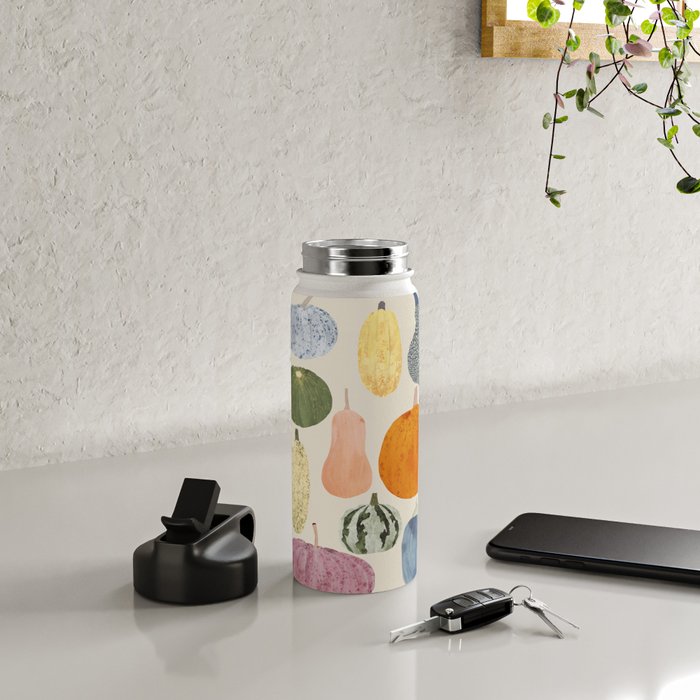 Still life of pumpkins Water Bottle Gallery Image 4