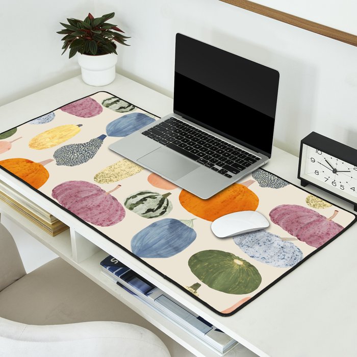 Still life of pumpkins Desk Mat Gallery Image 2