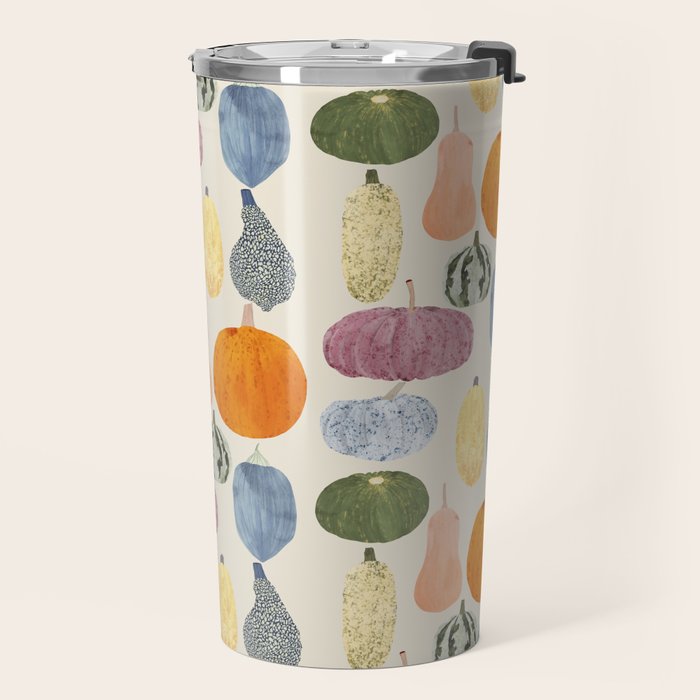 Still life of pumpkins Travel Mug Gallery Image 2