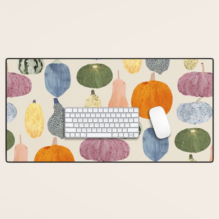 Still life of pumpkins Desk Mat Gallery Image 1