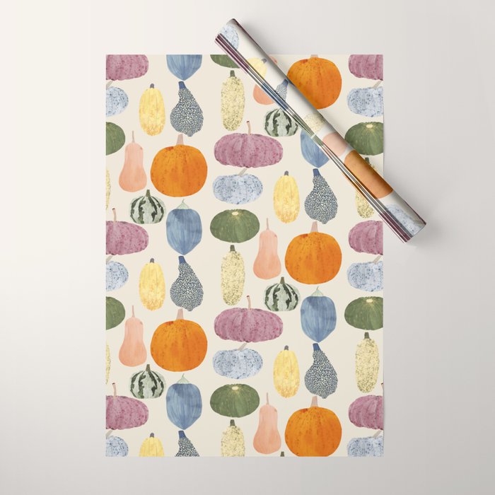 Still life of pumpkins Wrapping Paper Gallery Image 1