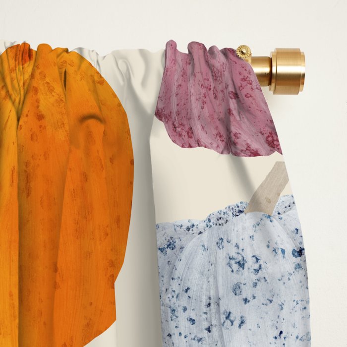 Still life of pumpkins Window Curtain Gallery Image 2