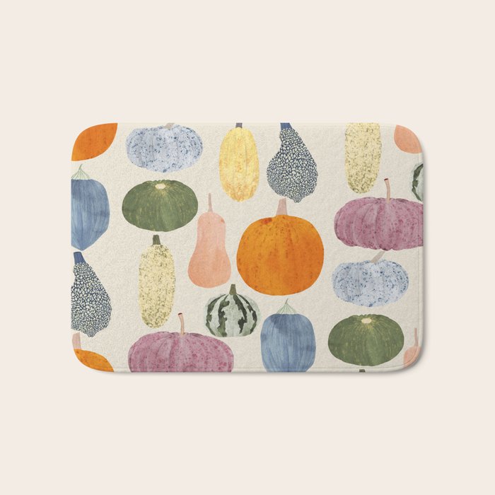 Still life of pumpkins Bath Mat Gallery Image 1