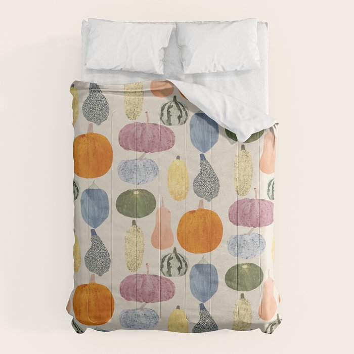 Still life of pumpkins Comforter Gallery Image 6
