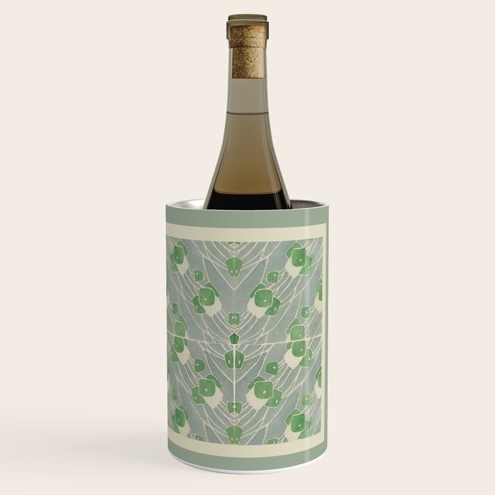 Green Geometric 1915 Hannah Borger Overbeck Wine Chiller Gallery Image 3