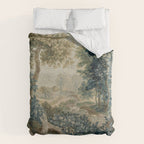 Antique 18th Century Flemish Verdure Tapestry Duvet Cover Gallery Image 6