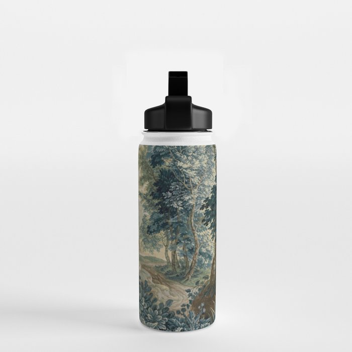 Antique 18th Century Flemish Verdure Tapestry Water Bottle Gallery Image 2