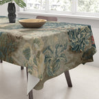 Antique 18th Century Flemish Verdure Tapestry Tablecloth Gallery Image 3
