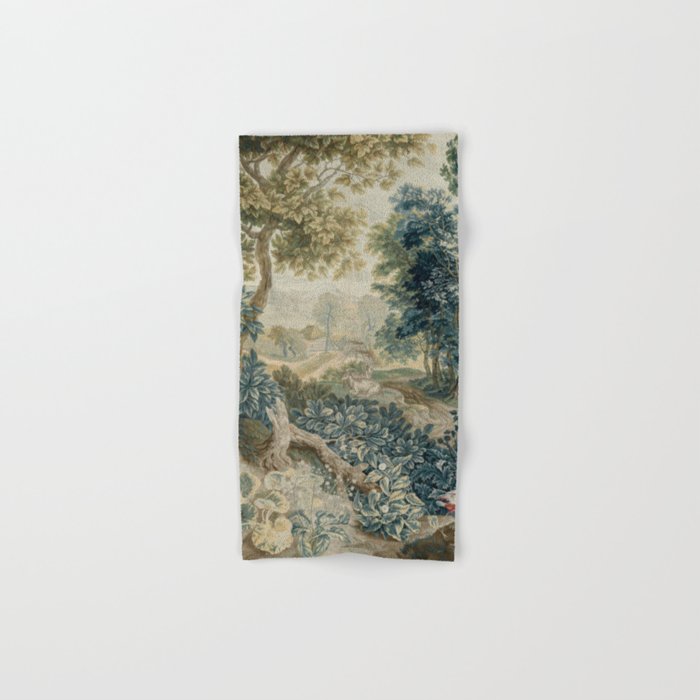 Antique 18th Century Flemish Verdure Tapestry Bath Towel Gallery Image 1