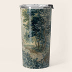 Antique 18th Century Flemish Verdure Tapestry Travel Mug Gallery Image 2