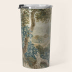 Antique 18th Century Flemish Verdure Tapestry Travel Mug Gallery Image 3