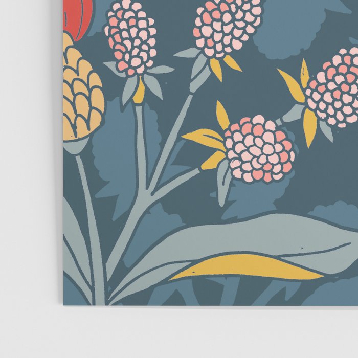 Retro floral shapes Poster Gallery Image 3