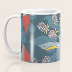 Retro floral shapes Coffee Mug Gallery Image 3