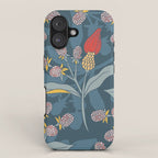 Retro floral shapes iPhone Case Gallery Image 1