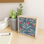 Retro floral shapes Mini Art Print Gallery Image 2