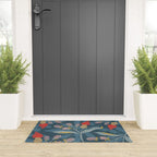 Retro floral shapes Welcome Mat Gallery Image 3