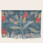 Retro floral shapes Wall Hanging Gallery Image 1
