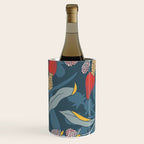 Retro floral shapes Wine Chiller Gallery Image 3