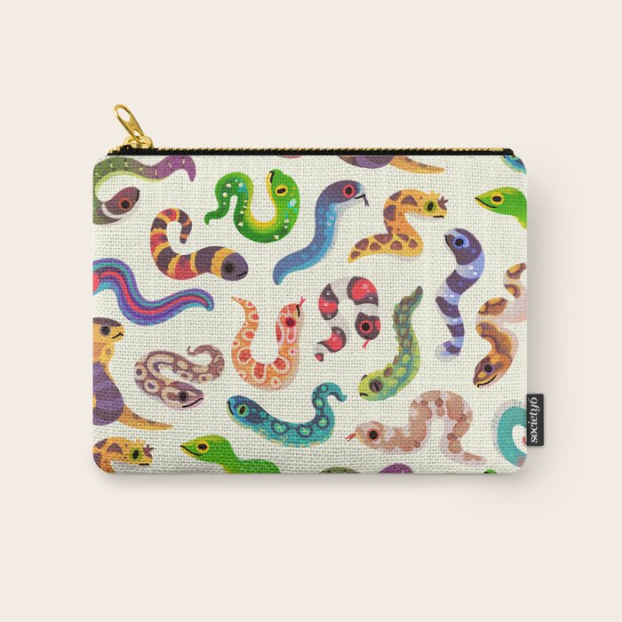 Serpent Day - Bright Carry All Pouch Gallery Image 1
