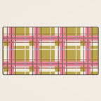Bold Checked Design Desk Mat Gallery Image 3
