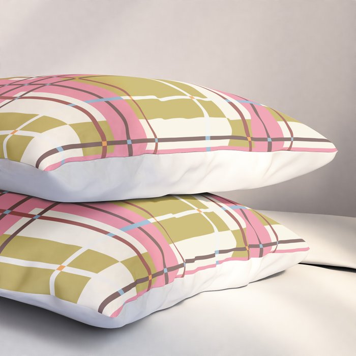 Bold Checked Design Pillow Sham Gallery Image 3