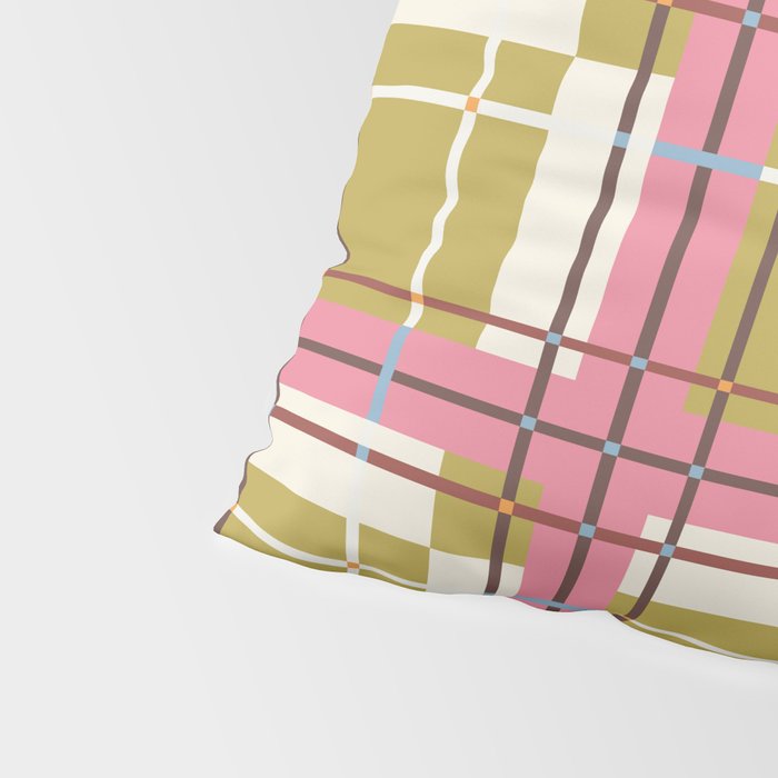 Bold Checked Design Pillow Sham Gallery Image 4