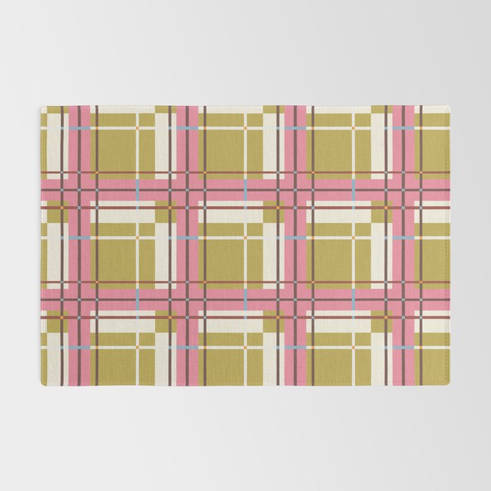 Bold Checked Design Rug Gallery Image 2