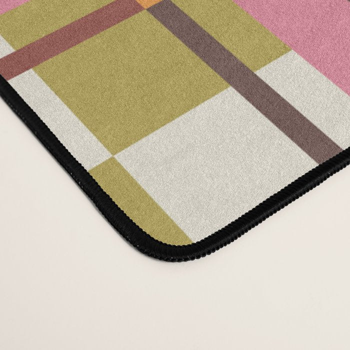Bold Checked Design Desk Mat Gallery Image 4