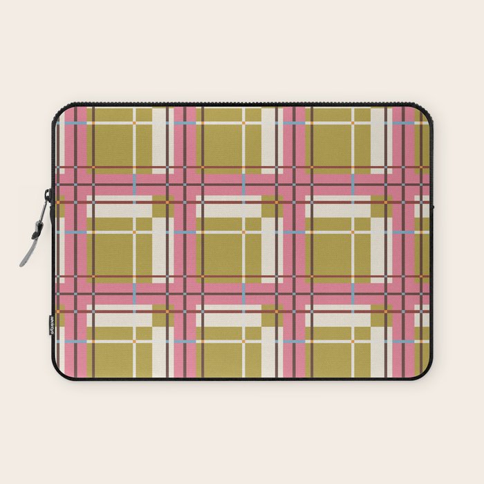 Bold Checked Design Laptop Sleeve Gallery Image 1