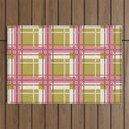 Bold Checked Design Outdoor Rug Gallery Image 1