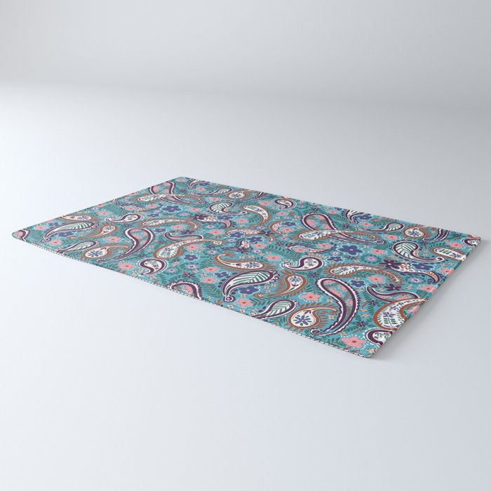 Whimsical Paisley Dance Rug Gallery Image 3