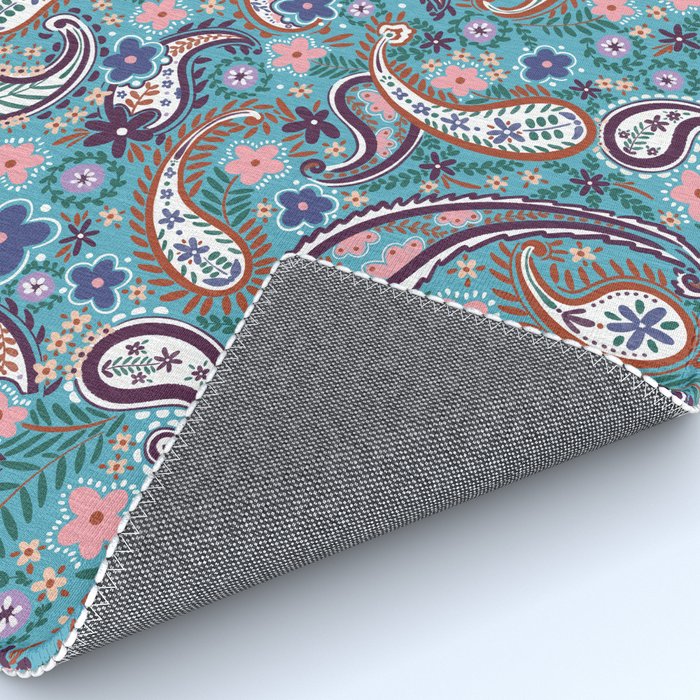 Whimsical Paisley Dance Rug Gallery Image 4