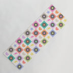 Colorful Checkerboard 80s - Pastel Colors Yoga Mat Gallery Image 1