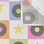 Colorful Checkerboard 80s - Pastel Colors Wall Tapestry Gallery Image 3