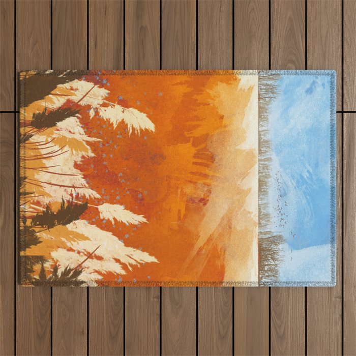 Golden Afternoon Outdoor Rug Gallery Image 1