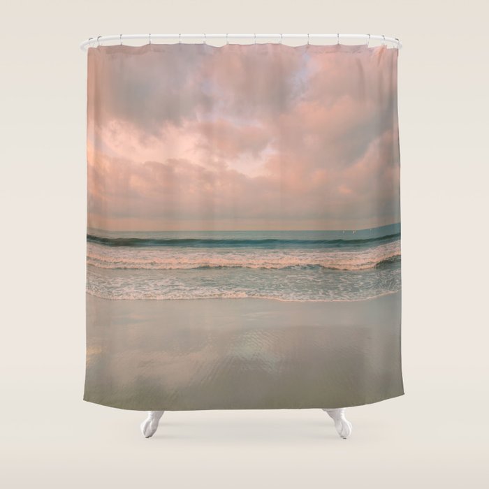 Laguna Beach Sunset - California Landscape Photography Shower Curtain Gallery Image 1